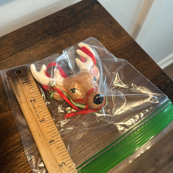 Vtg. MIDWEST IMPORTERS of CANNON FALLS Reindeer Ornament Christmas Holidays - Picture 7 of 7